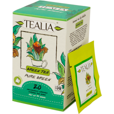 Tealia Pure Green (20 Pyramid Envelope Sachets) 40g